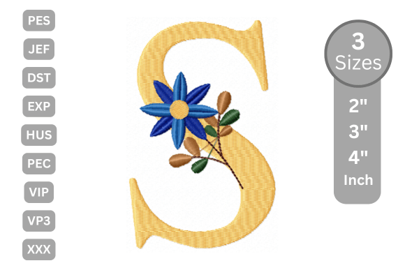 Botanical Flower Letter S: An Etsy Seller Review