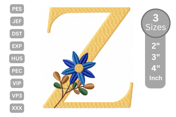 Botanical Flower Letter Z: A Designer’s Review