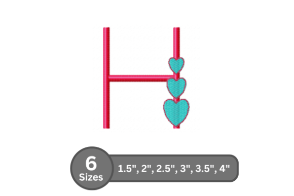 Candy Heart Alphabet -H: A Sweet Addition to Your Craft Fair