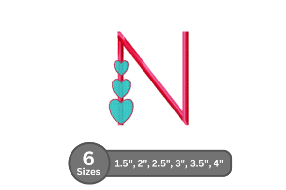 Candy Heart Alphabet -N: A Sweet Addition to Your Craft Fair