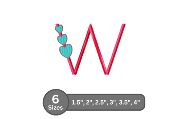 Candy Heart Alphabet -W: A Sweet Addition to Merch