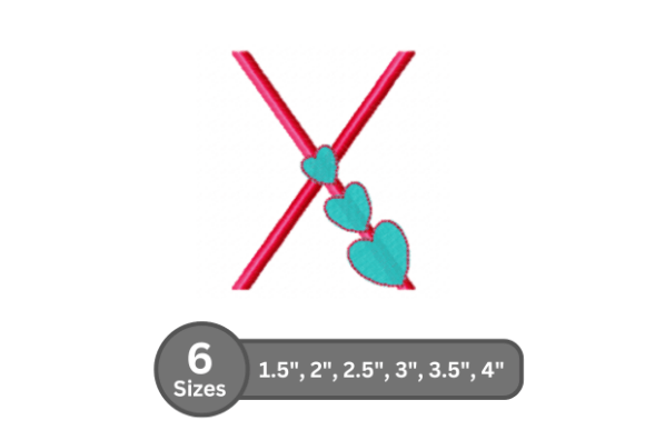 Candy Heart Alphabet -X: A Sweet Addition to Your Craft Fair