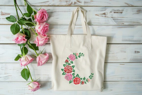 Elegant Crescent of Colorful Roses: A Designer Review