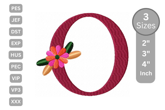 Elegant Floral Alphabet Letter - O Review