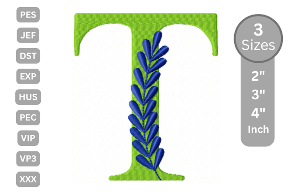 Elegant Floral Alphabet Letter-T: Seller Review