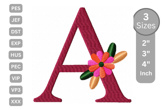 Floral Alphabet Letter - a: Holiday Design Review