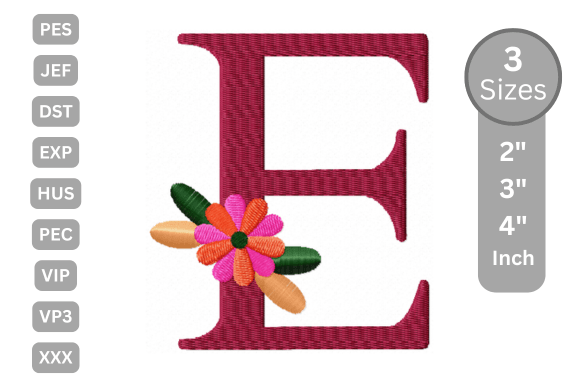 Floral Alphabet Letter E: A Designer’s Review