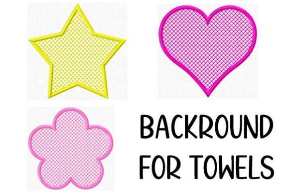 Knockdown Stitch Background Star Heart Review