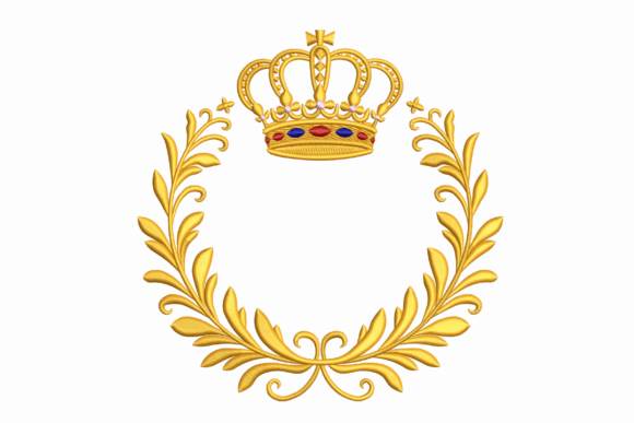 Royal Crown Wreath: A Designer’s Stitch Test