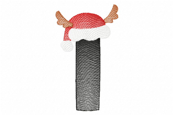 Santa Letter I: A Charming Embroidery Design