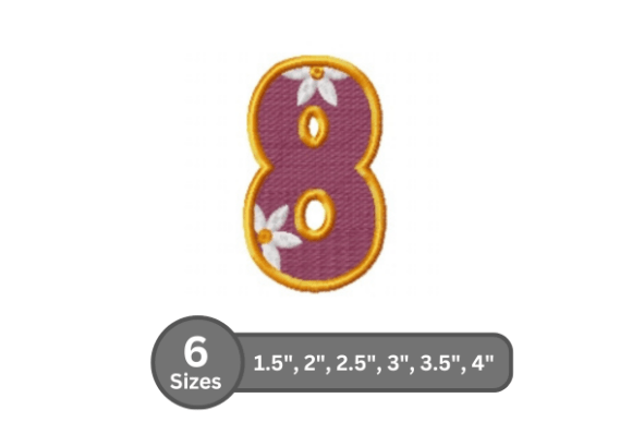 Stylish Daisy Joy Number -8 for Premium Sweatshirts